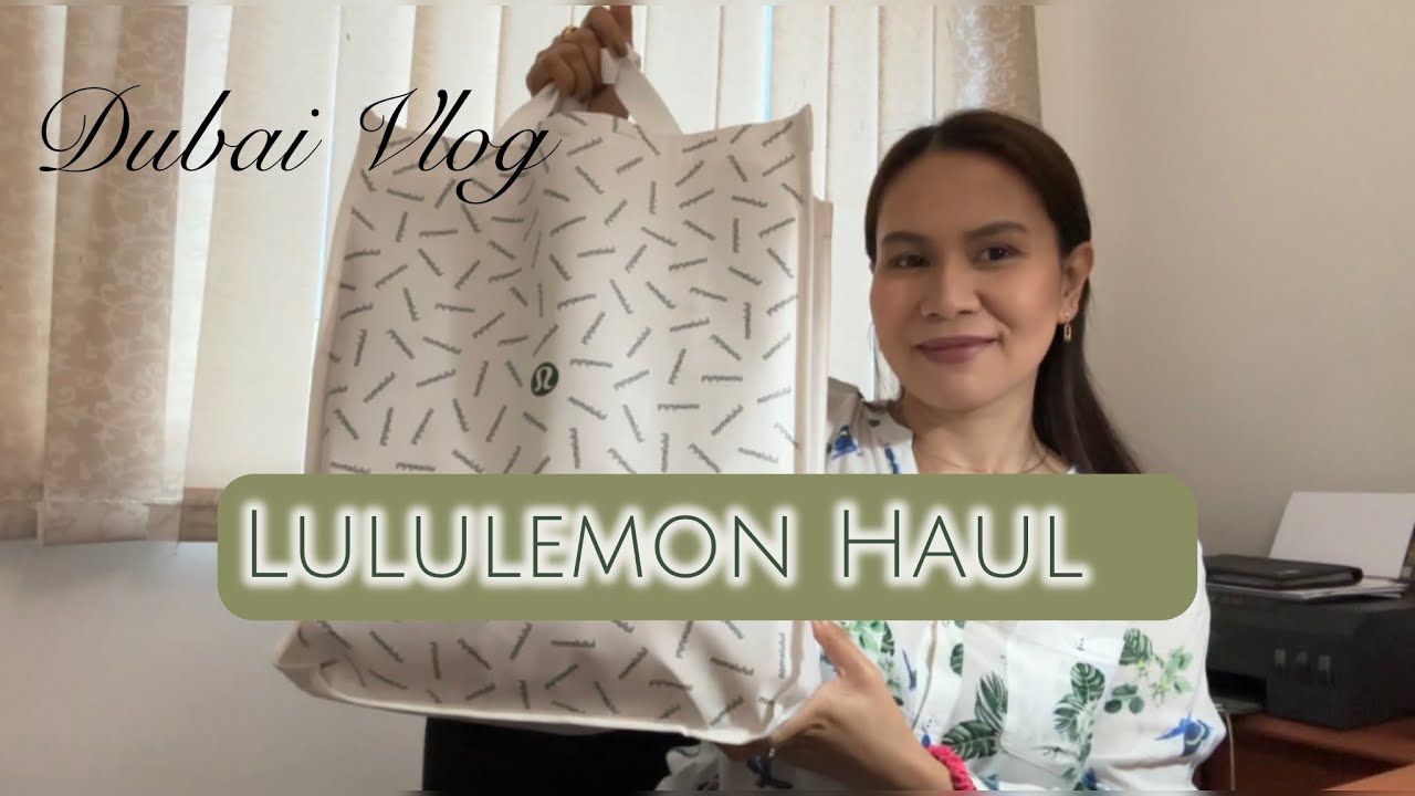 Another Lululemon Haul | Dubai Vlog 🇦🇪 | Stella McCartney Bag 💼 | 
