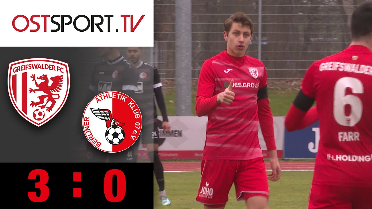 RICHARDSON überragt! 2 TORE+ASSIST: Greifswald - Berliner AK 3:0 | Regionalliga Nordost
