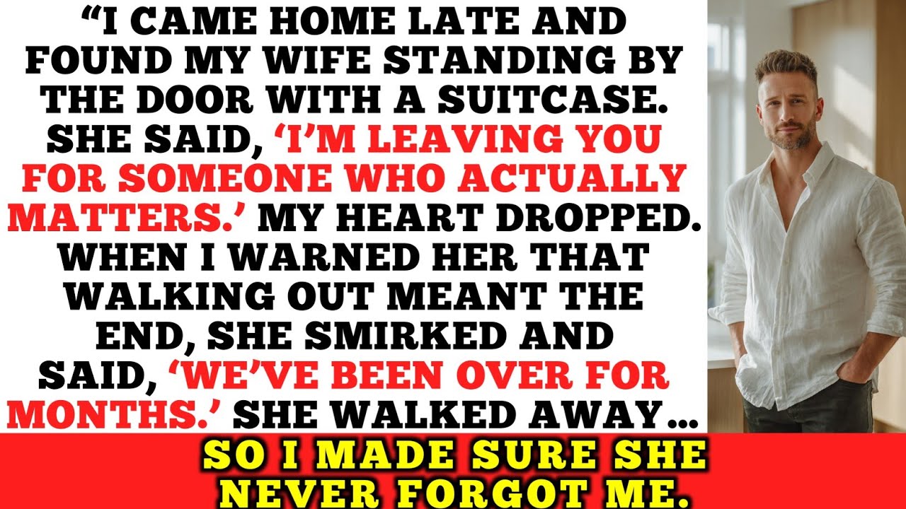 My Wife Left Me for Another Man… Then She Realized the Truth
