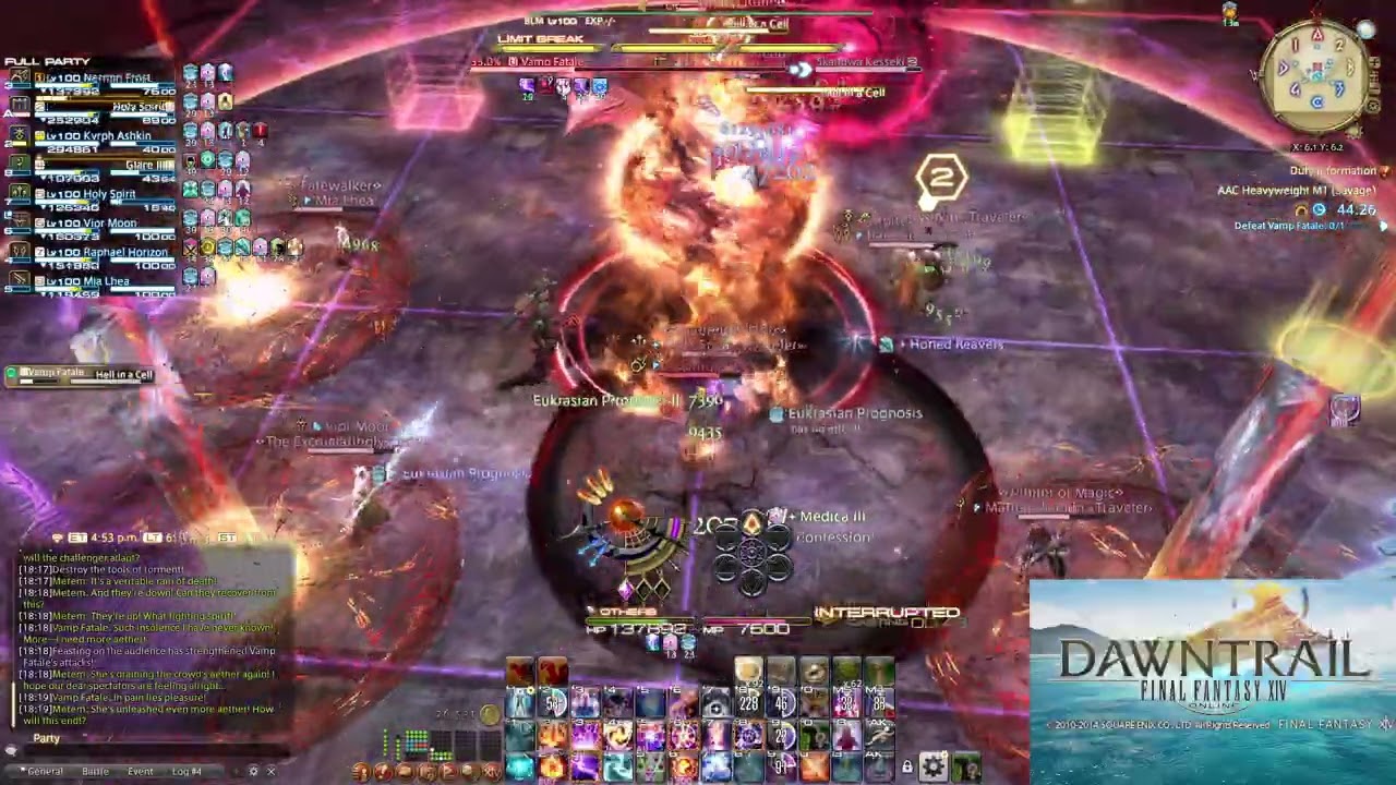 Final Fantasy XIV: Dawntrail Arcadion M9(Savage) Week 1 Clear (10:01) Black-Mage PoV