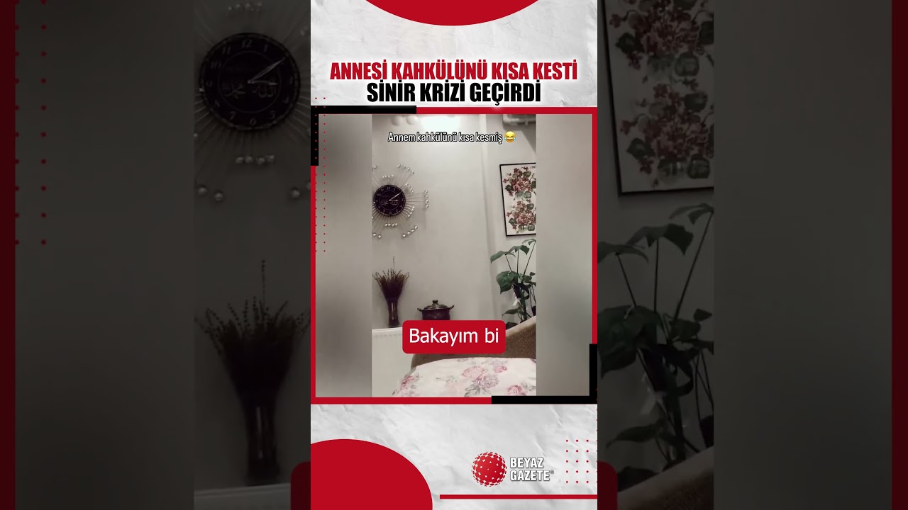 Annesi kahk&uuml;l&uuml;n&uuml; kısa kestiği i&ccedil;in sinir krizi ge&ccedil;iren &ccedil;ocuk
