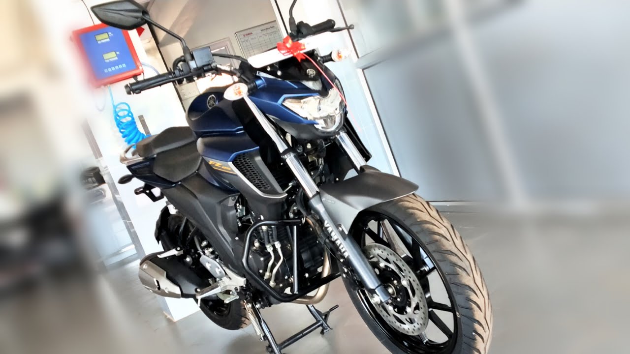 2019 Yamaha FZ-25 ABS : Walkaround : Matt Blue Colour : Price : Specs : Features : PowerDrive