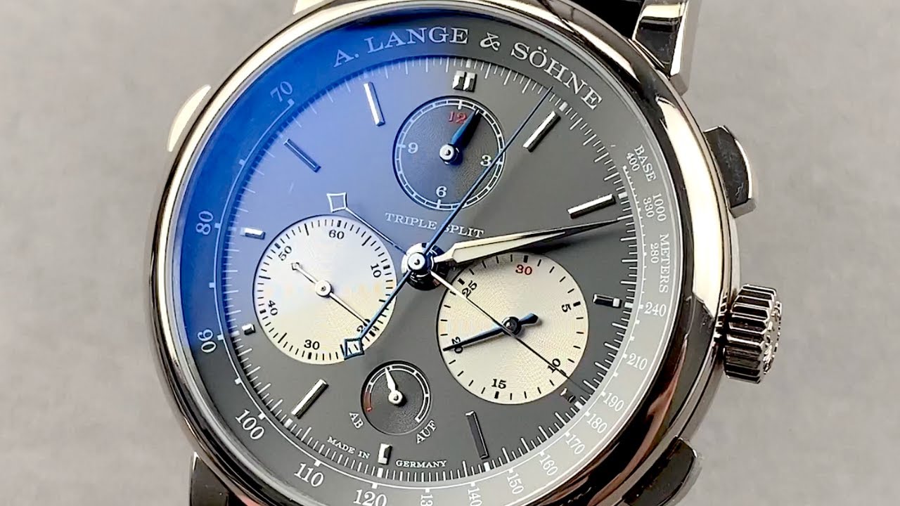 A. Lange & Söhne Saxonia Triple Split Limited Edition 424.038F | Ultimate Rattrapante хронограф