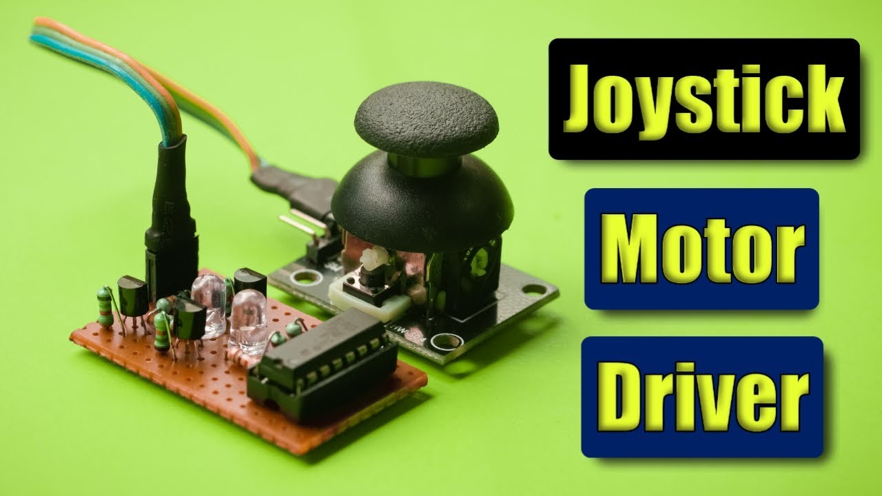 How to control DC Motor using Joystick 🕹️