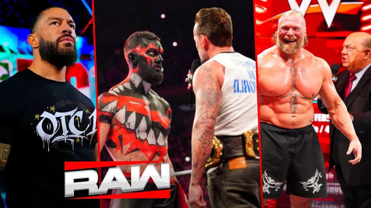 WWE Raw 23 February 2026 - Roman Reigns Returns, Demon Balor Confronts CM Punk, Brock Lesnar Match ?