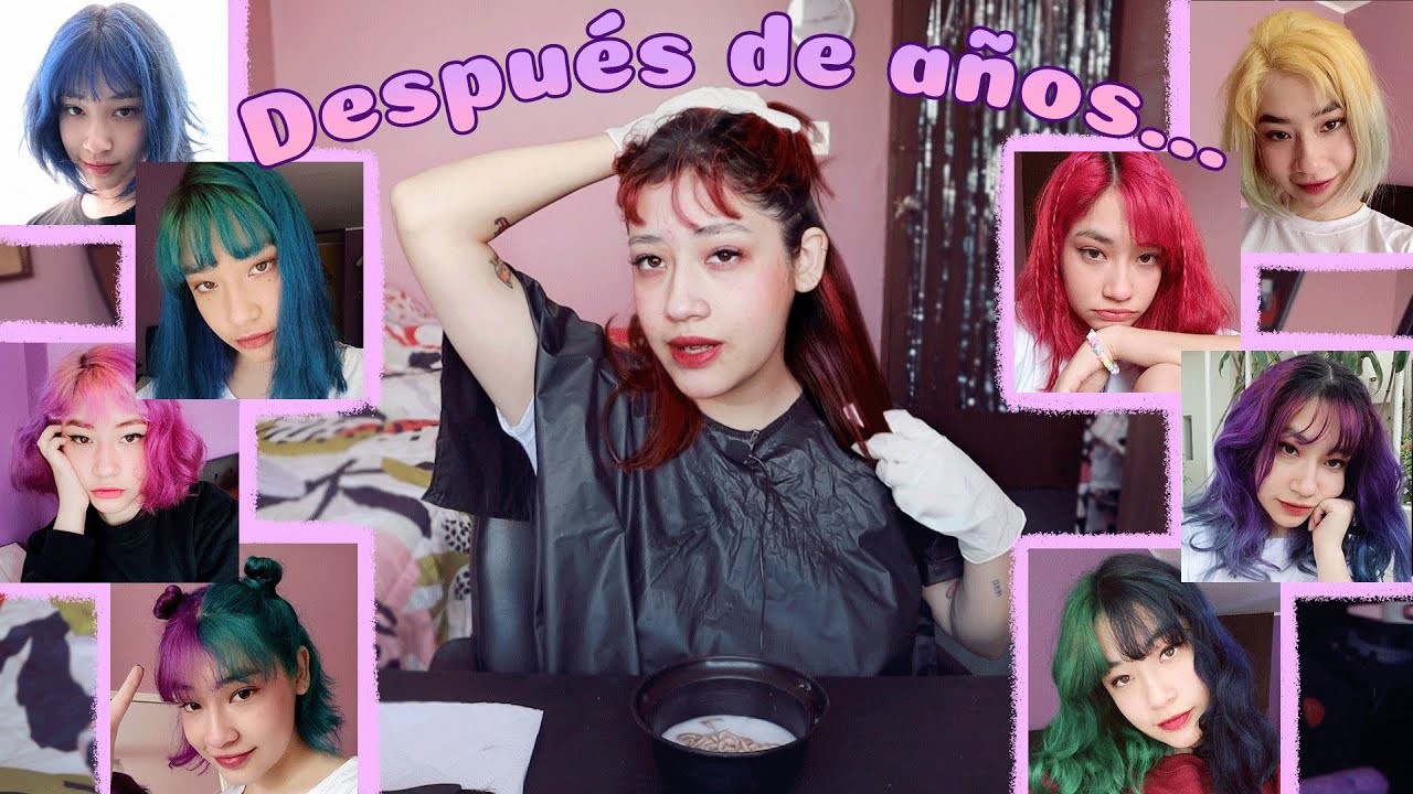 adiós cabello de colores 💔