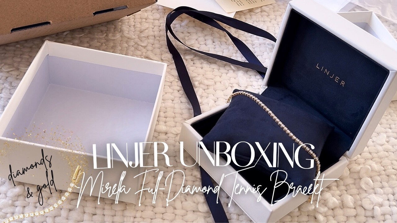 UNBOXING DIAMONDS! Linjer Mirella Full Diamond Tennis Bracelet