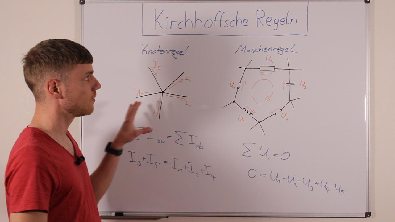 Wie flie&szlig;t Strom durch ein Stromkreis? - Kirchhoffsche Regeln | Problemlos Physik