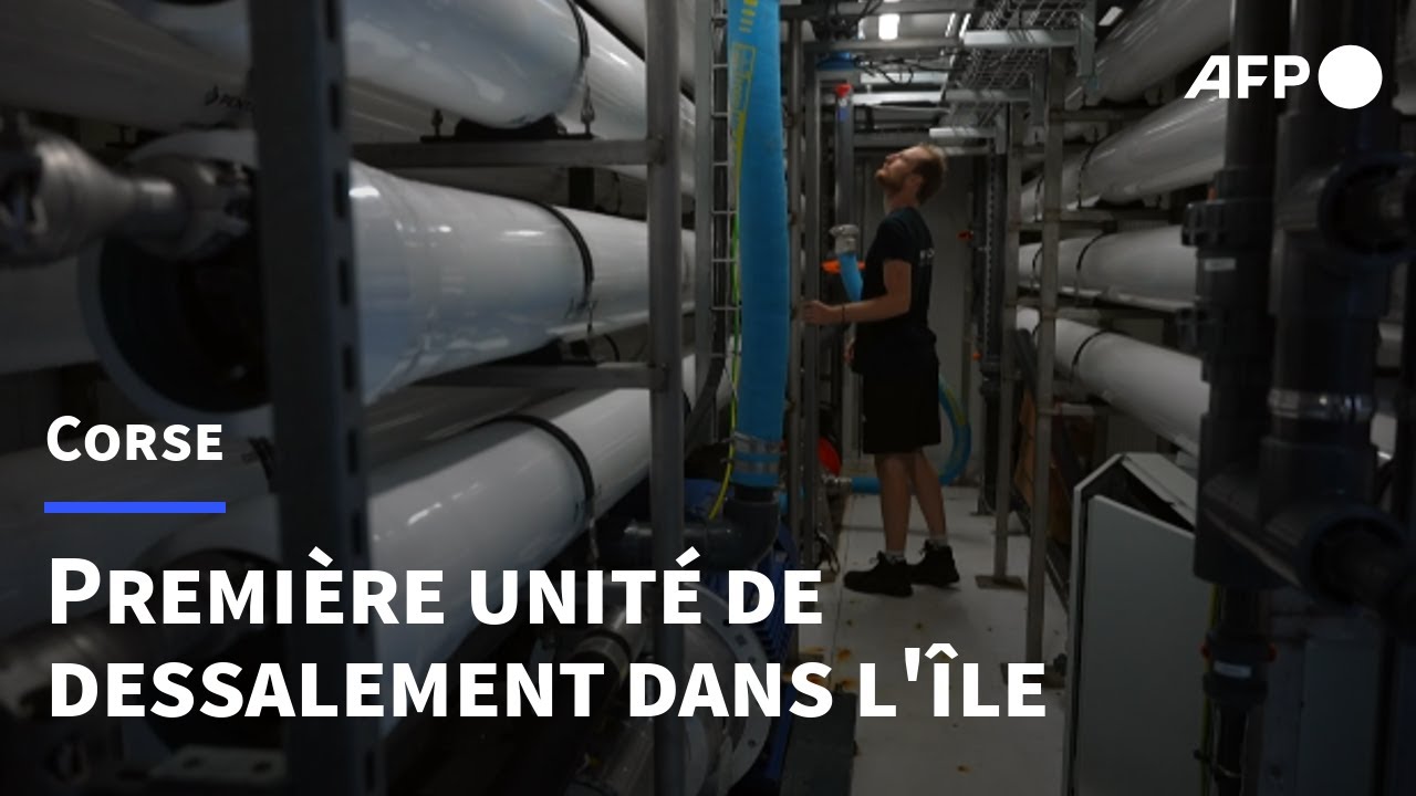 Sécheresse : une usine de dessalement au secours du Cap Corse | AFP