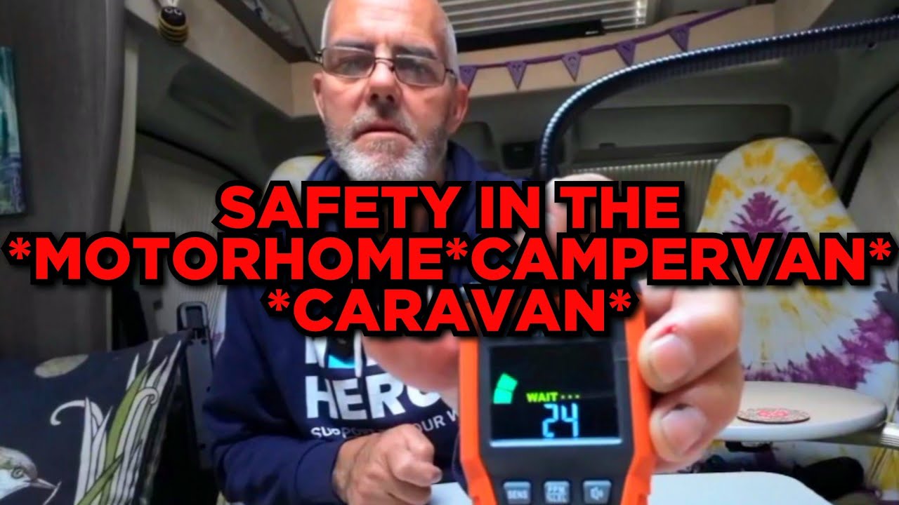 SAFETY IN THE MOTORHOME, CAMPERVAN AND CARAVAN. GAS SAFETY. TOPTES GAS DETECTOR. TOPTES PT520B.