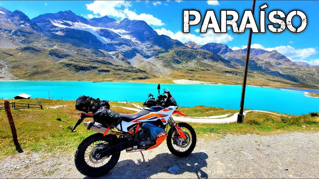 🇨🇭IMPACTANTE RUTA entre LAGOS y CASCADAS de SUIZA|Viaje ALPES en MOTOS TRAIL KTM 890R -790R
