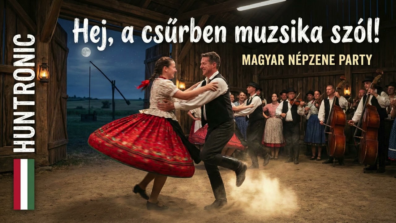 🎶Hej, a csűrben muzsika sz&oacute;l  🎻&ndash;  MULAT&Oacute;S PARTY ZENE | HUNTRONIC 🇭🇺 FOLK-STYLE (Official Version)🎵
