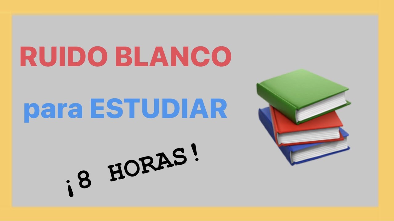 📚RUIDO BLANCO para ESTUDIAR y CONCENTRARSE en BIBLIOTECA📚 - 1 HORA [Fondo NEGRO]
