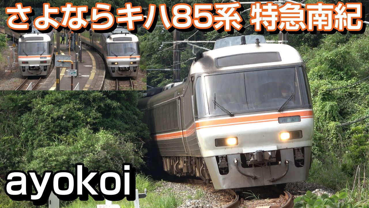 さよなら JR東海キハ85系 紀勢本線 特急南紀 5両編成