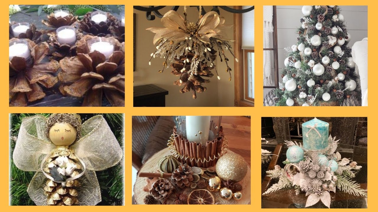 50 IDEIAS COM PINHA PARA O NATAL
