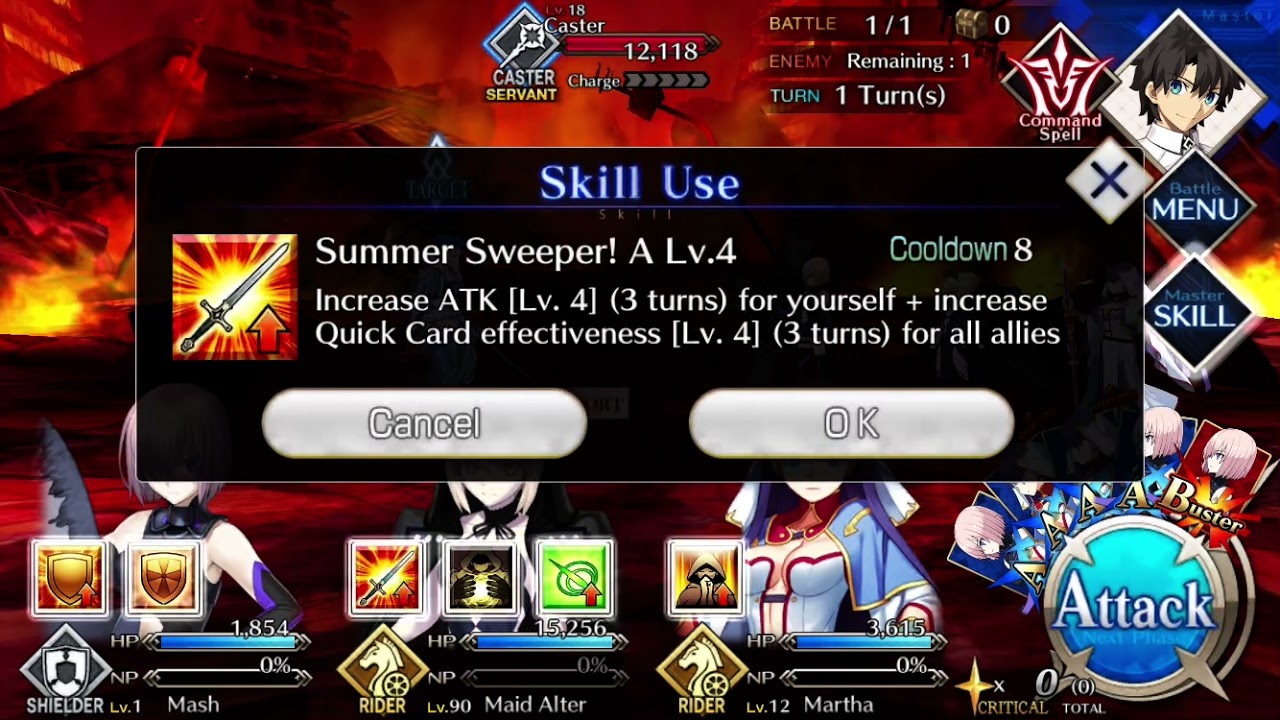 Fate Grand Order/using Salter Rider