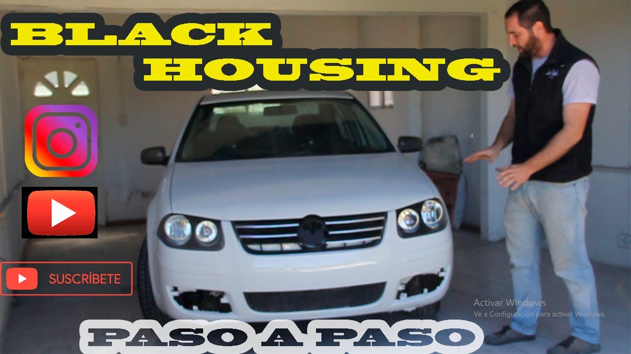 COMO OSCURECER FAROS - OPTICAS / BLACK HOUSING / Proyecto BORA