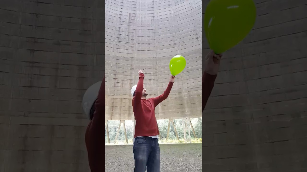 Inside a Nuclear Plant Cooling Tower: The Wildest Natural Reverb