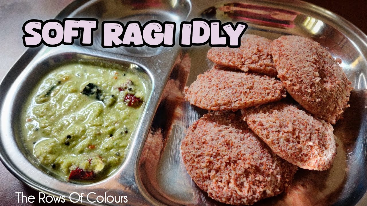 Soft Ragi Idly | Finger Millet Idli with Red Rice | Healthy Weight Loss Breakfast Recipe|