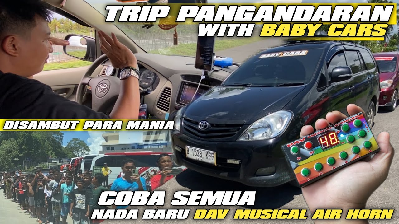 Pecahhh‼️Konvoi Mobil TCI Telolet Car Indonesia Goes To Pangandaran Bikin Heboh🤩Fulll Telolet DAV🔥