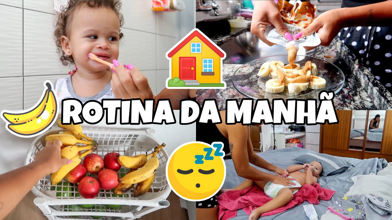 ROTINA DA MANHÃ SOZINHA EM CASA COM A BEBÊ 😴🏠