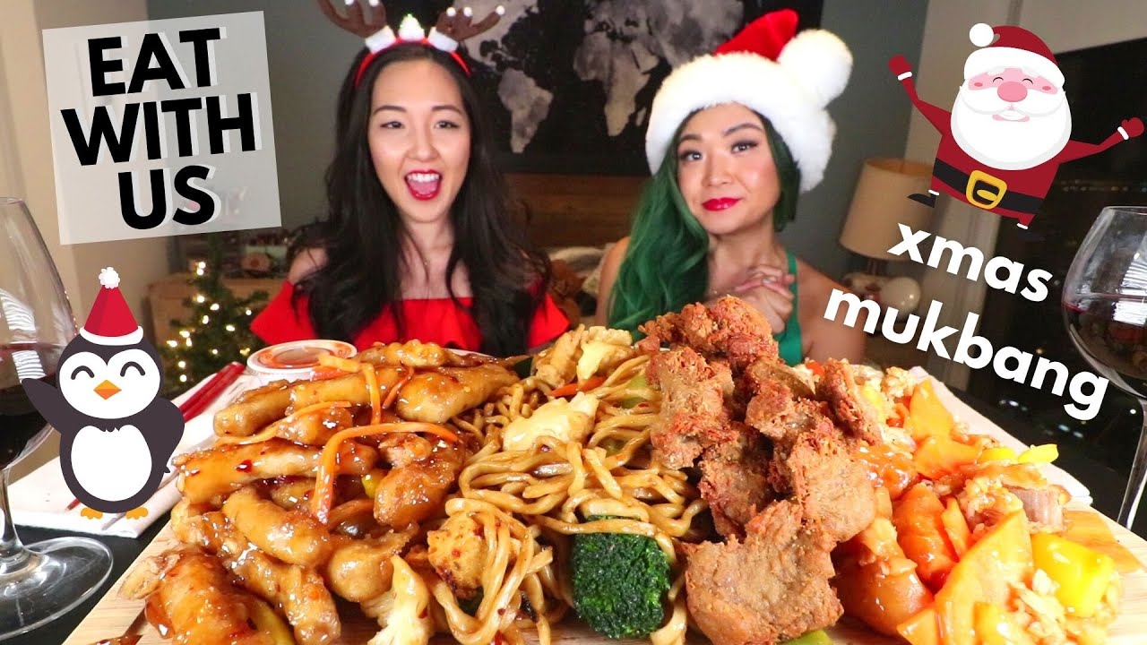 CHINESE FOOD FEAST (VEGAN) MUKBANG / Munching Mondays Ep.78