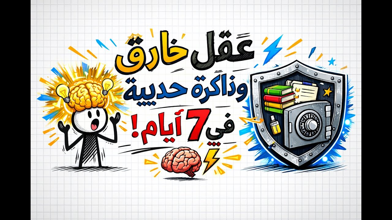 كيف تبني عقلاً خارقاً ومذاكرة حديدية في 7 أيام!
