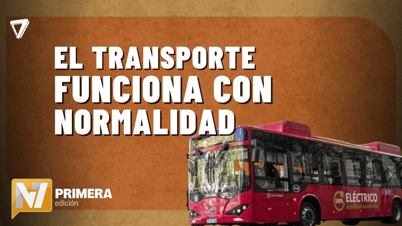 AHORA: el transporte PÚBLICO opera con NORMALIDAD pese al PARO