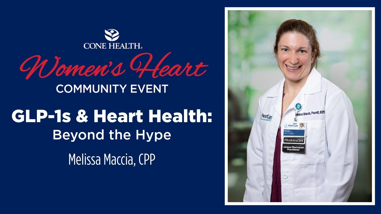 GLP-1s & Heart Health: Beyond the Hype with Melissa Maccia, CPP | Women's Heart Community Event 2026