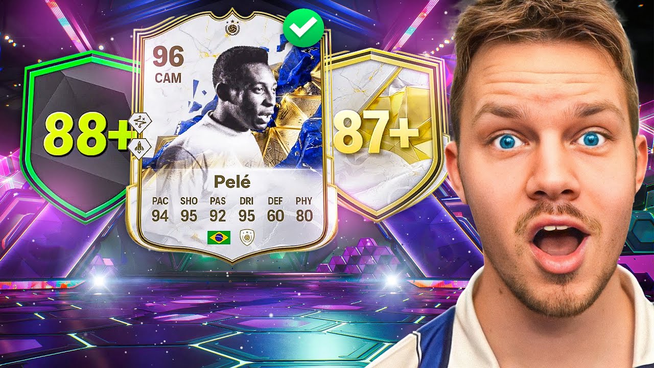 Jeg packer TOTY Icon Pele i kæmpe Icon og Hero packopening!
