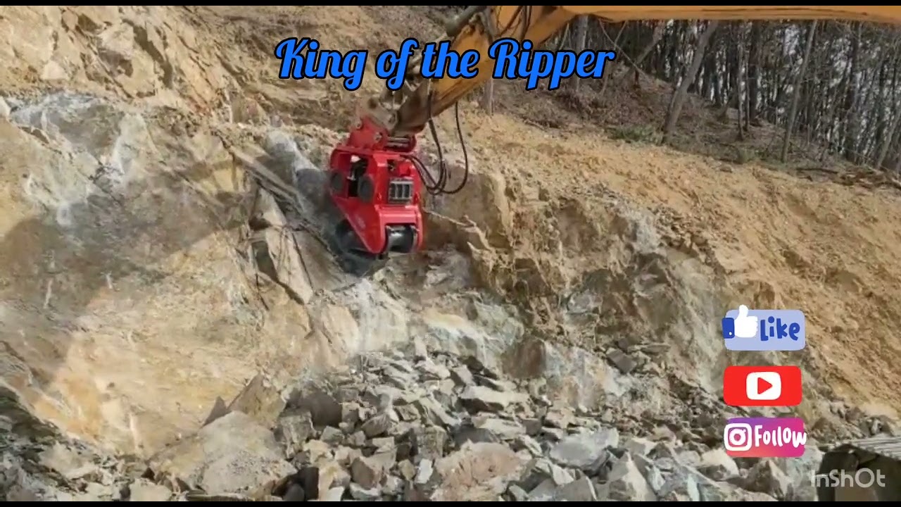 Amazing secondary rock breaking by Sterling Ripper #sterlingripper #sterlingtechnology