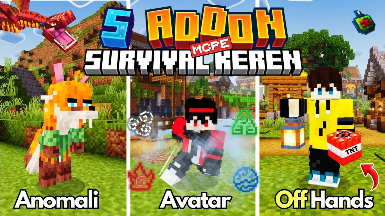 5 Addon Survival Terkeren Untuk MCPE 1.21 Dan Sangat Seru Untuk Kalian Coba