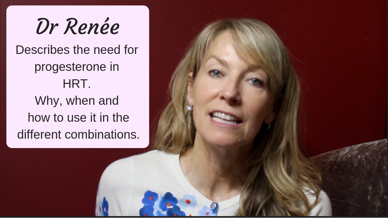 Progesterone use in HRT