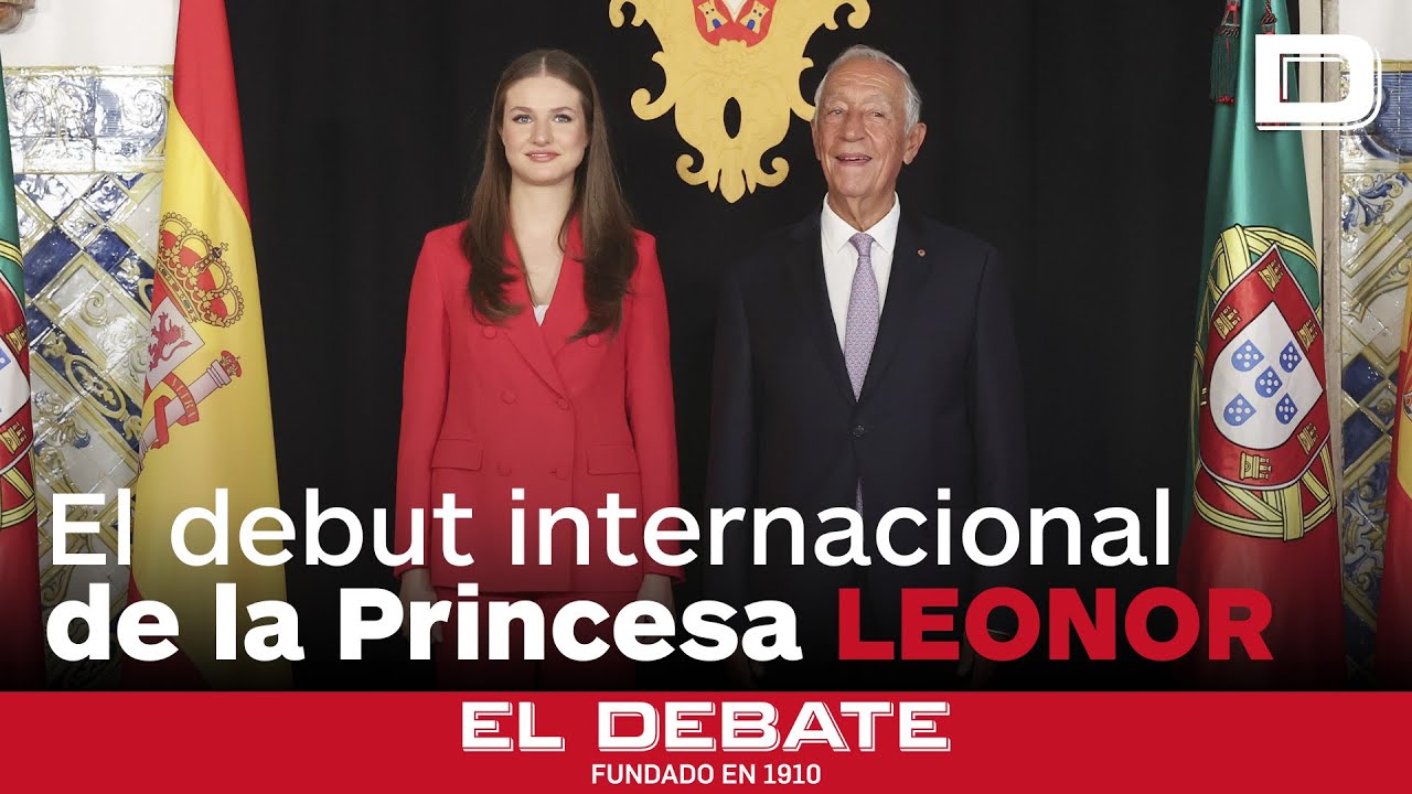 El debut internacional de la Princesa Leonor: recibe honores, pasa revista y habla en portugués