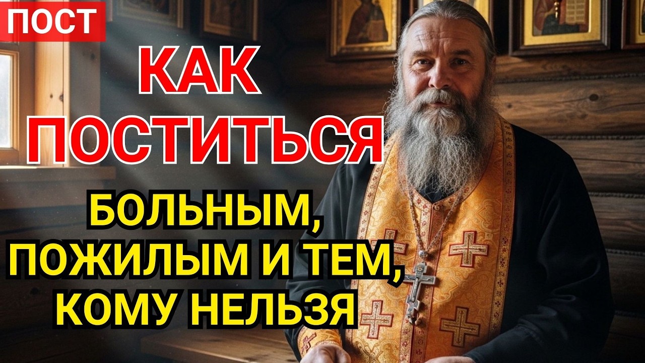 Как поститься, если болен? Диабет, давление, таблетки — и Великий пост. Что делать?
