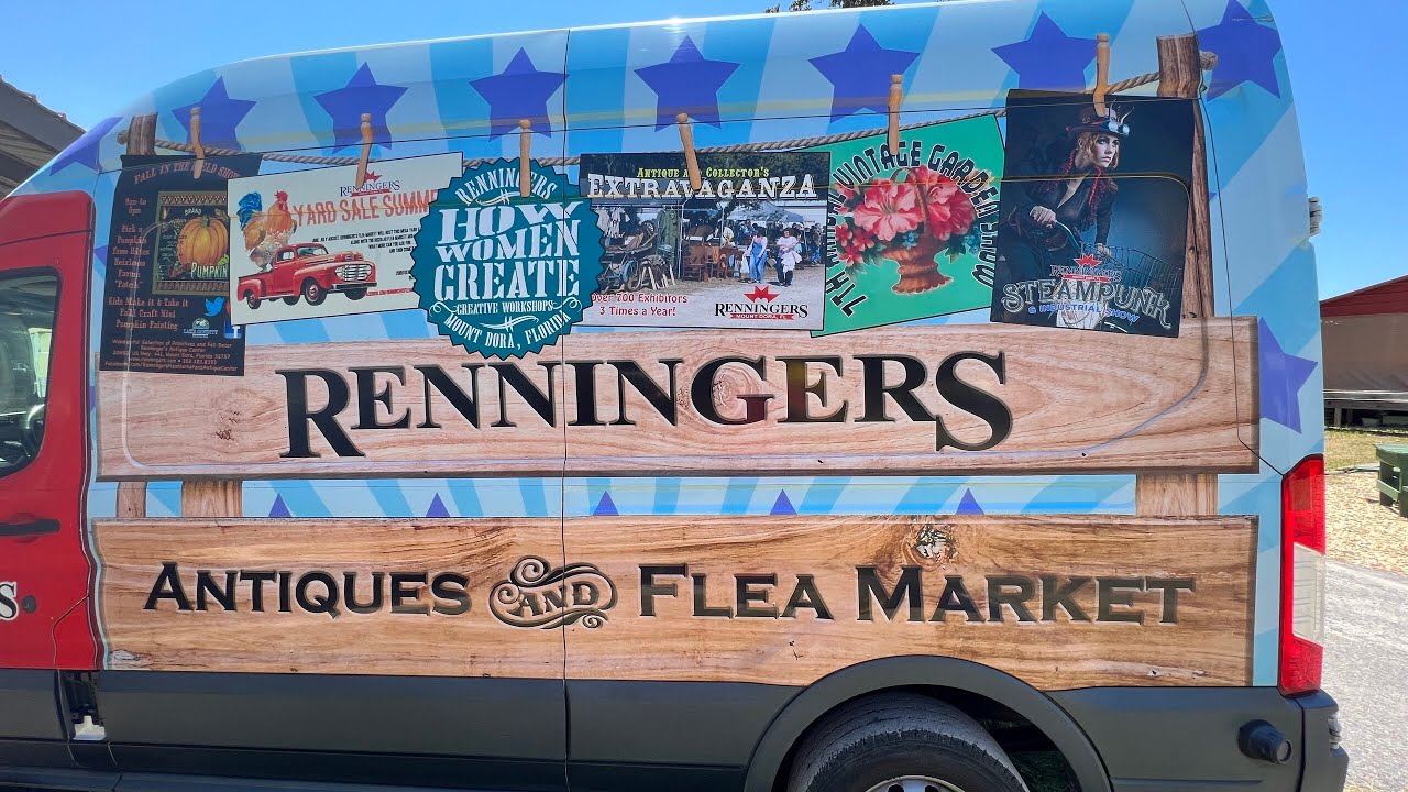 Going to Renninger's Antiques & Flea Market in Mount Dora, Florida | Very Interesting & Unique Place