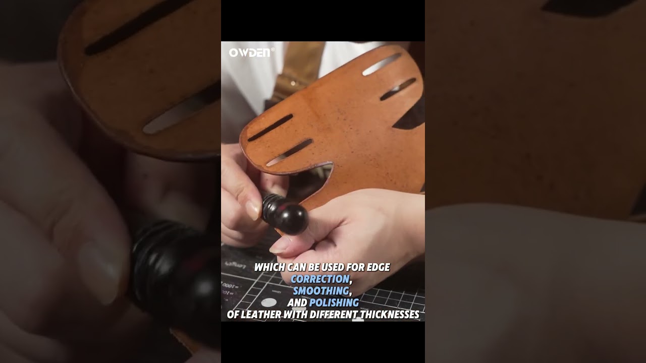 Leather Handmade Beginner Essential Tool  - Leather Edge Slicker
