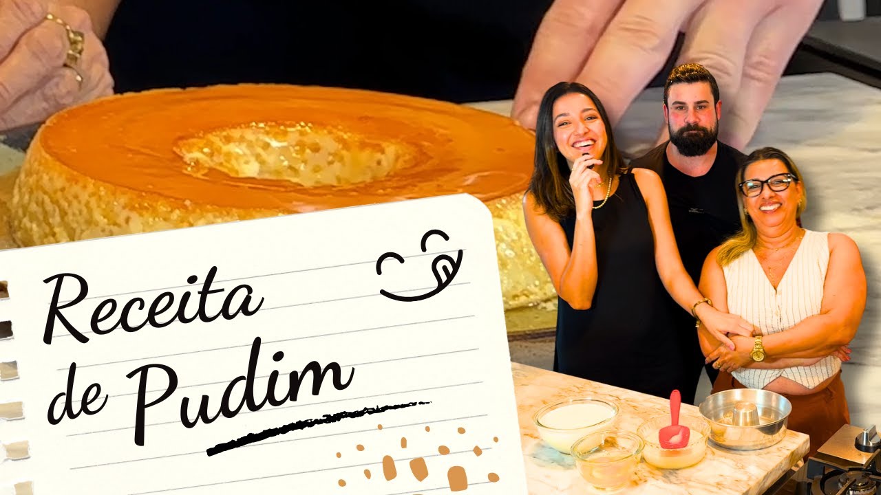 Desafio na cozinha! Receita de pudim