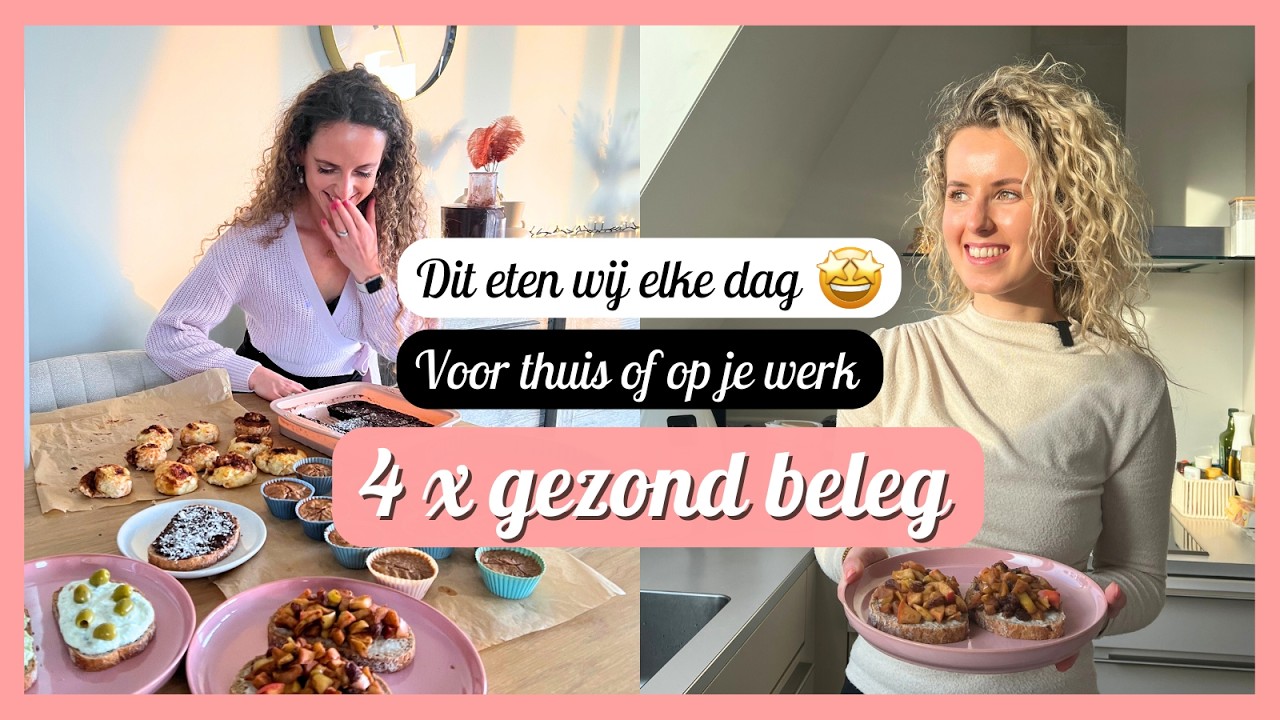 Wij eten dit ELKE DAG! 😍 Gezonde APPELTAART SPREAD 🍏 & CHOCOLADEPASTA 🍫 – 4x FAVO, eiwitrijk BELEG!