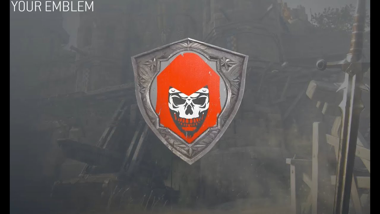 For Honor Emblem Tutorial: Vengeful Crusaders (Transformation Info and Bonus colors)