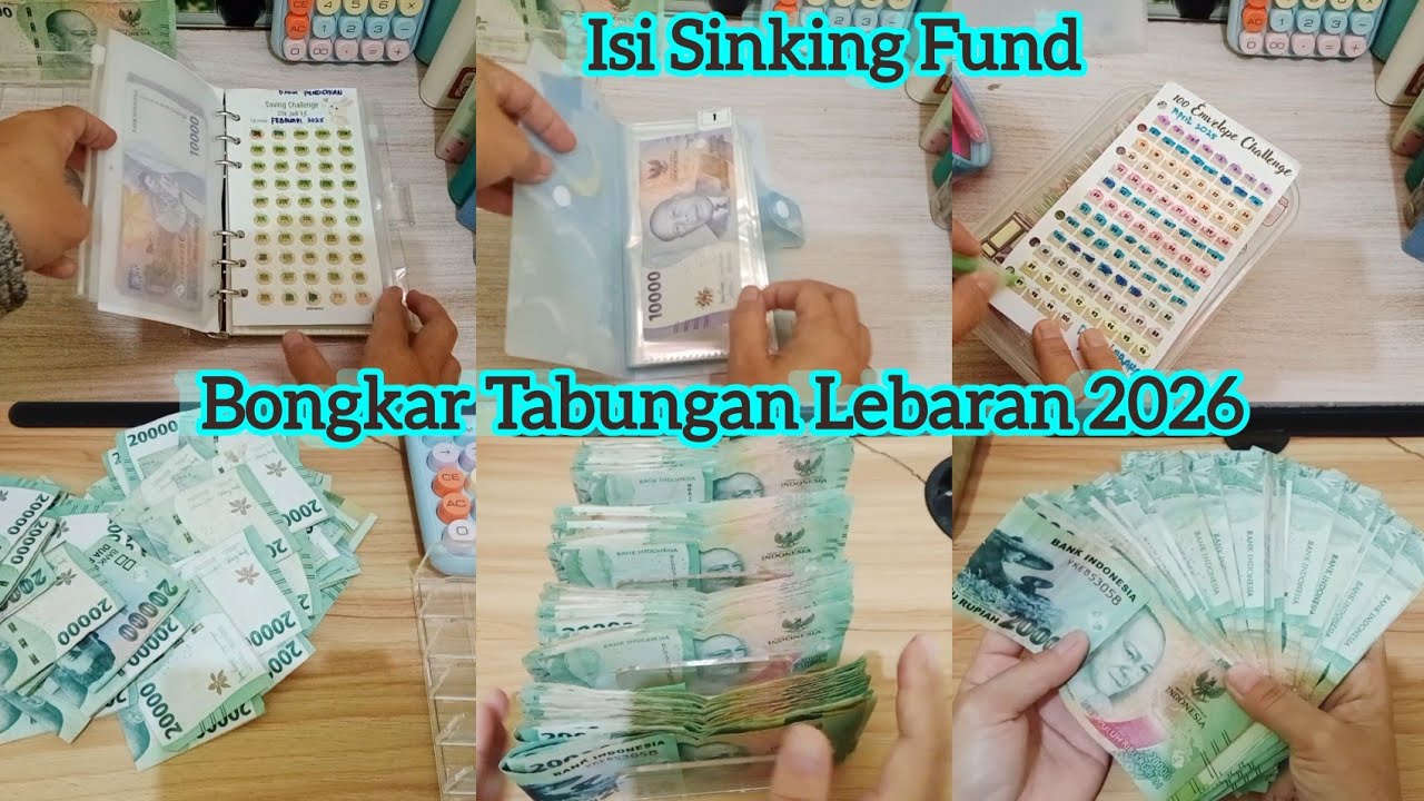 Bongkar Tabungan Lebaran || Challenge 100 Amplop📩