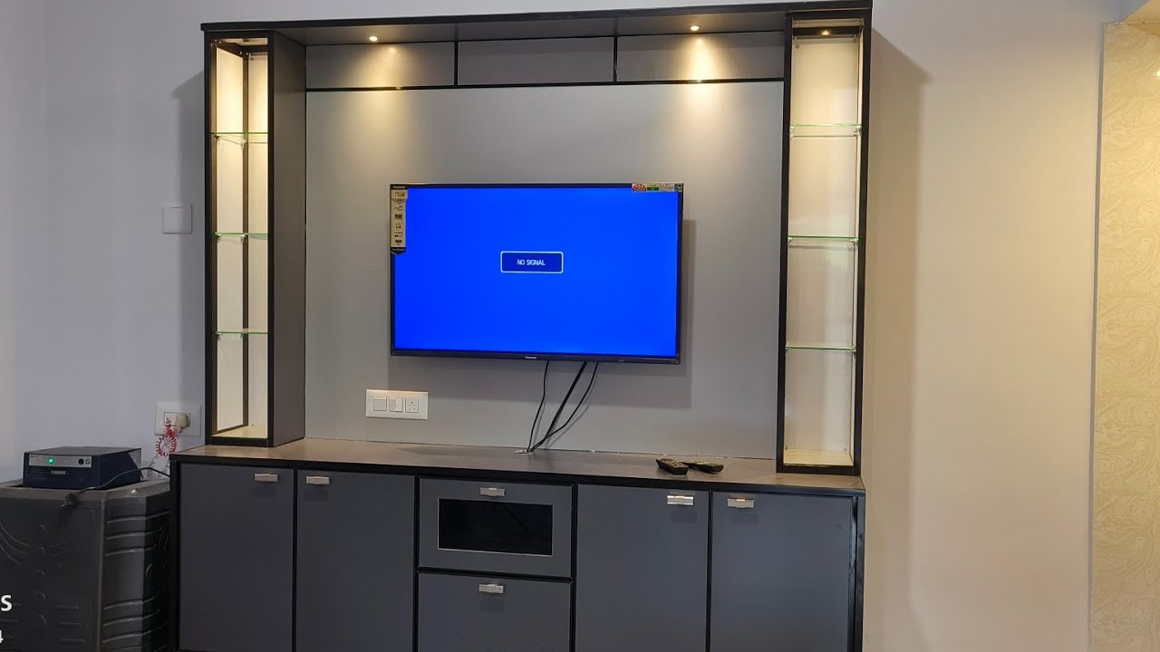 TV unit new design work ACP sheet