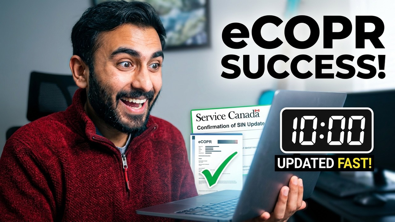 Apply for New SIN After eCOPR / Canadian PR (Online & Easy)