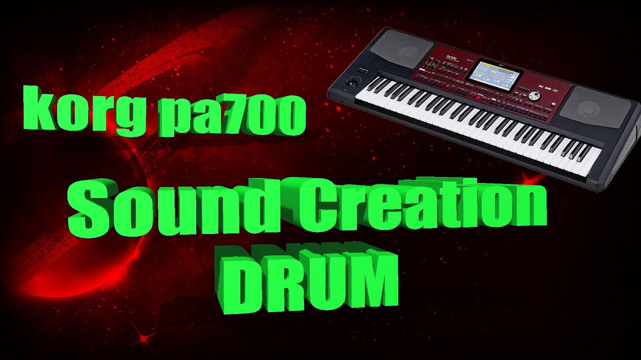 Korg pa700: How to add new Drum Sound