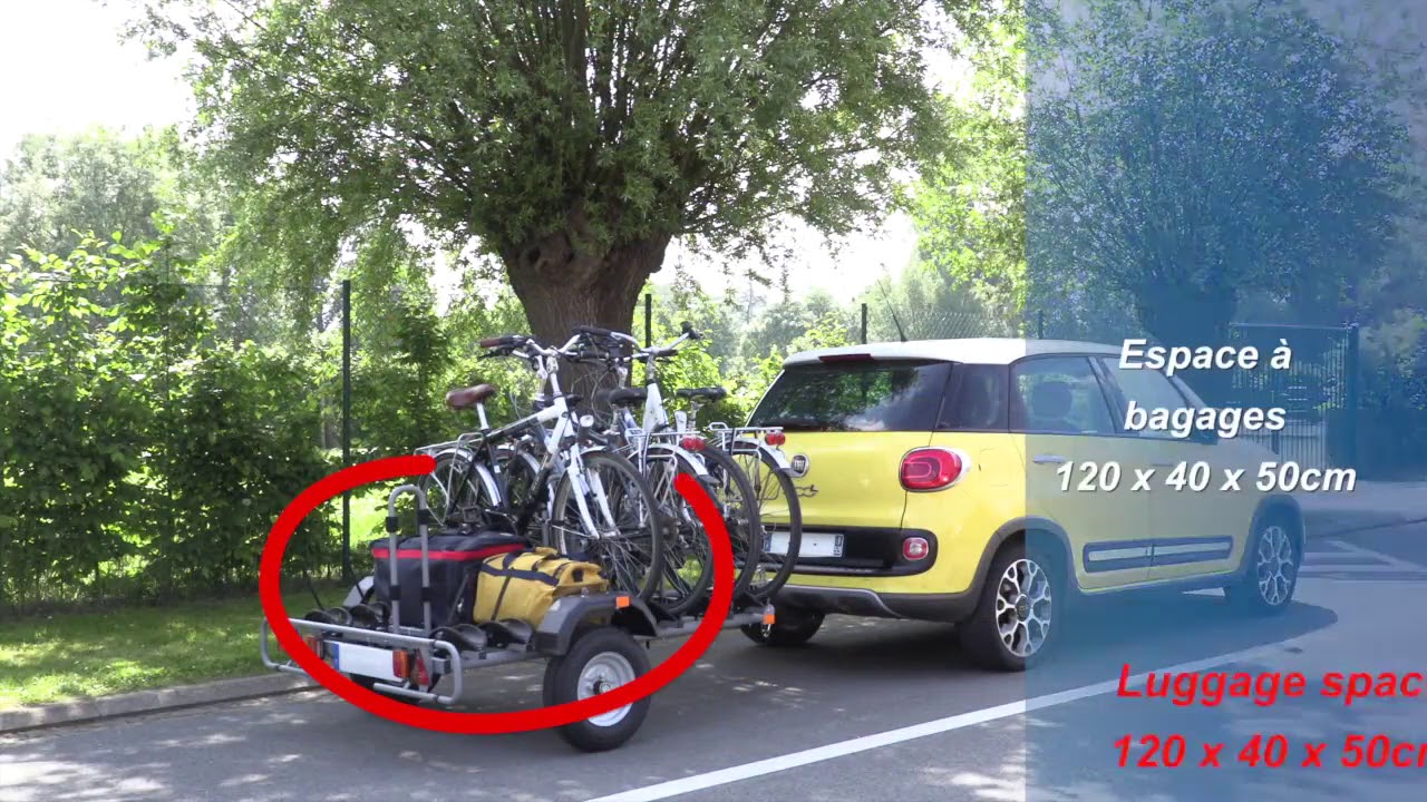 Remorque porte 6 vélos MOTTEZ A356S disponible sur Norauto.fr
