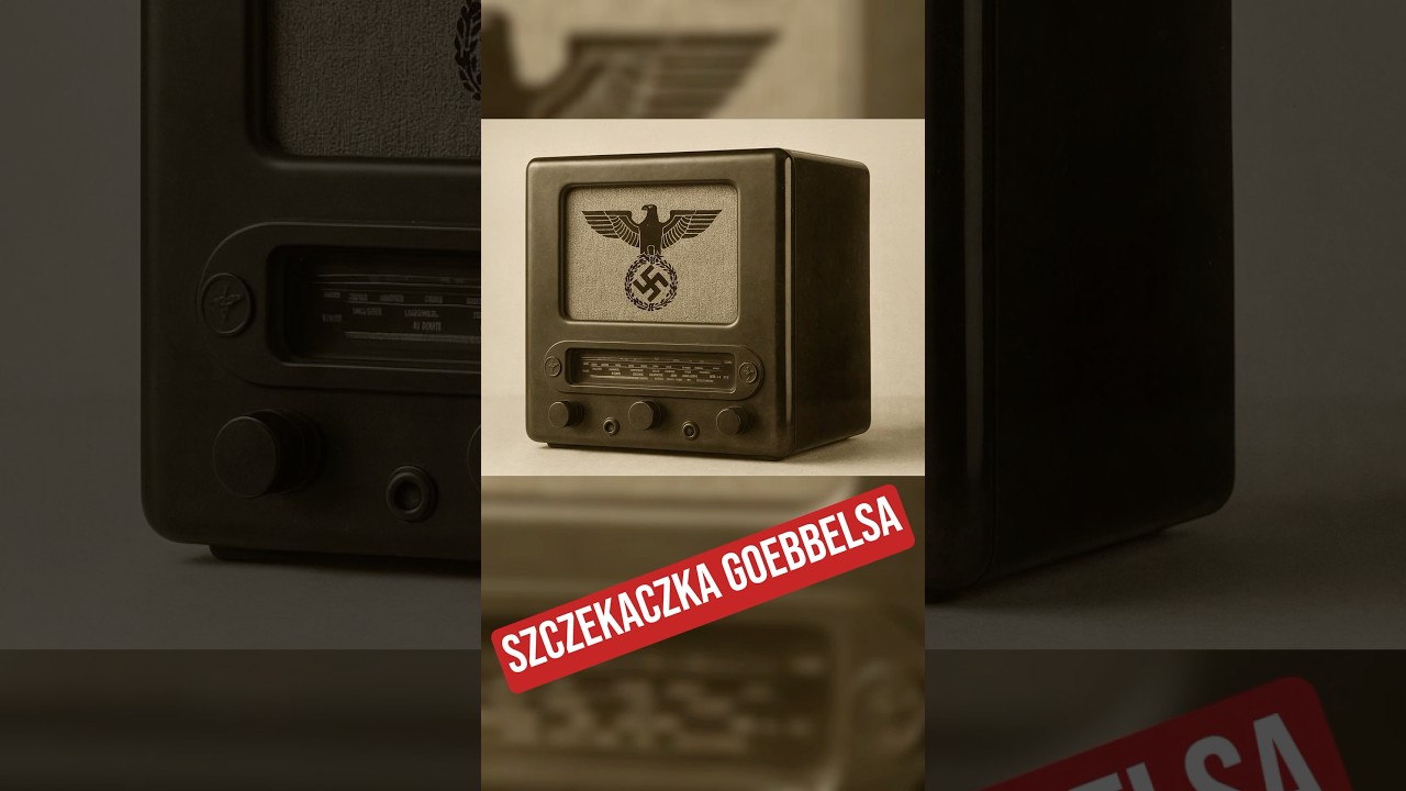 Radio, kt&oacute;re ogłupiało Niemc&oacute;w sącząc przekaz Goebbelsa #historia