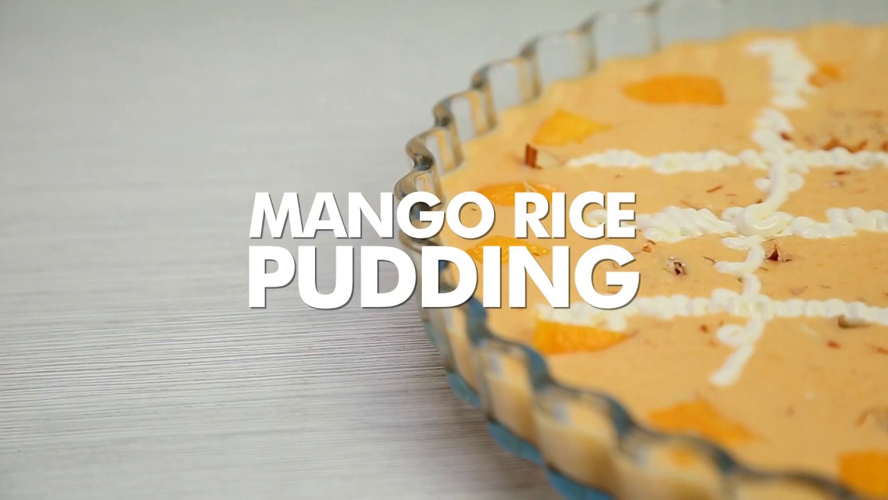Mango Rice Pudding with Tang Mango
