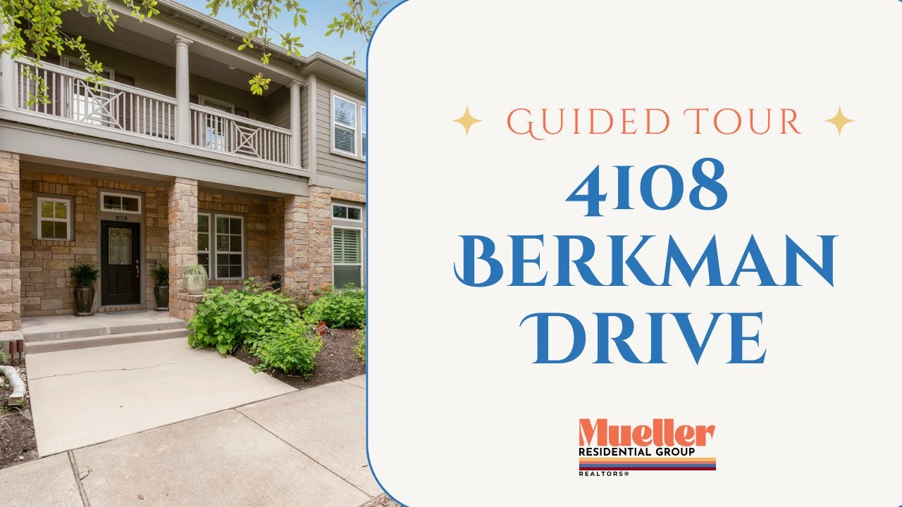 4108 Berkman Drive | Mueller Austin Home Tour | East Austin Townhome For Sale