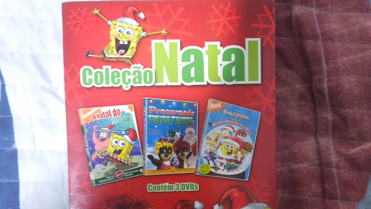 NICKELODEON COLEÇÃO NATAL DVD UNBOXING
