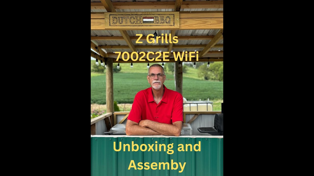 Z Grills 7002C2E Wi-Fi Pellet Grill | Unboxing & Full Assembly